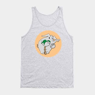 Elephant hiding Tank Top